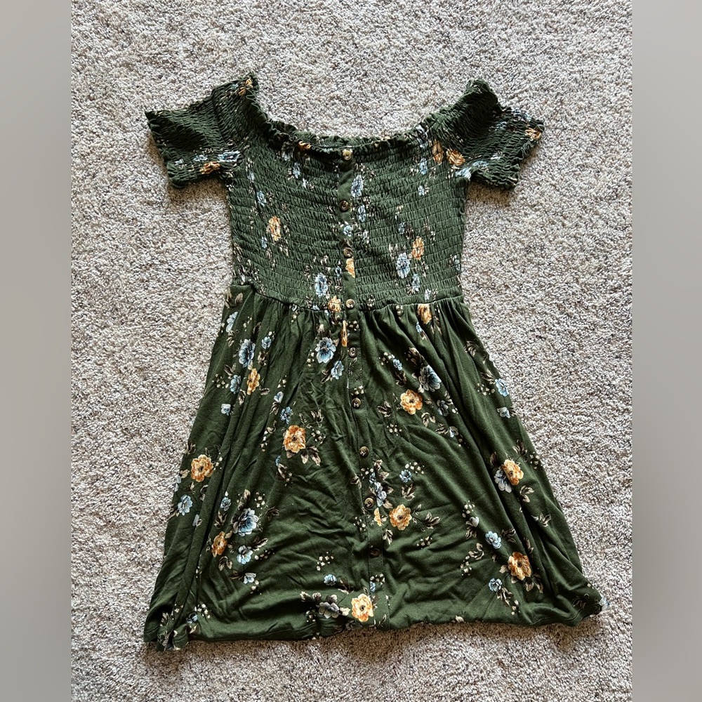Womens Babydoll dress | size L | Green